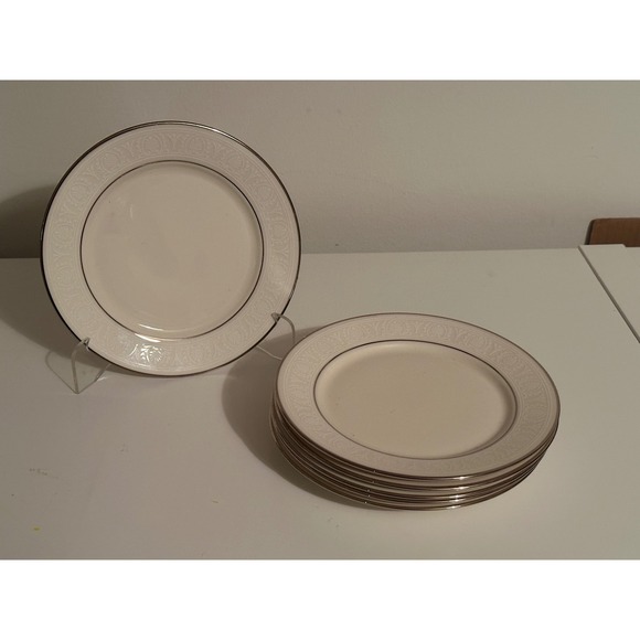 Lenox Other - Lenox Courtyard Platinum 6.5" Bread Butter Plates American Home Fine China 6 set